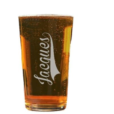 Verre à bière pinte personnalisé pour un Jacques