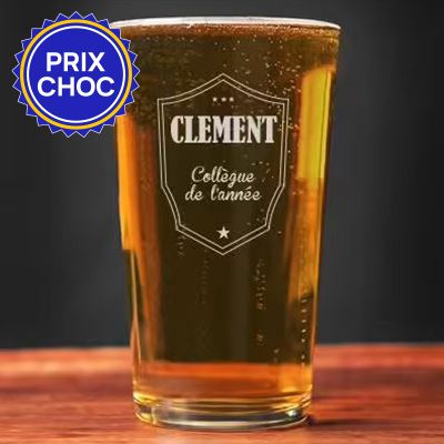 Chope de bière personnalisée · Maillot de Foot Club de Lorient