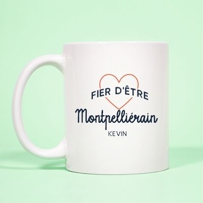 Mug personnalisé - Fier d'être Montpelliérain
