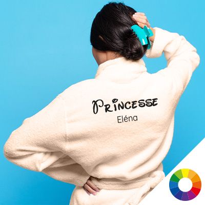 Peignoir personnalisé - Princesse