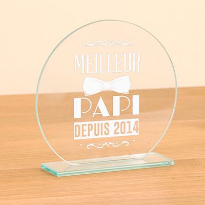 Trophée personnalisé - Papi