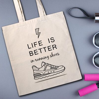 Tote bag Personnalisable - Fitgirl - 100% coton naturel