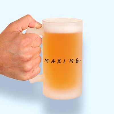 Chope de bière personnalisée - Bande de potes