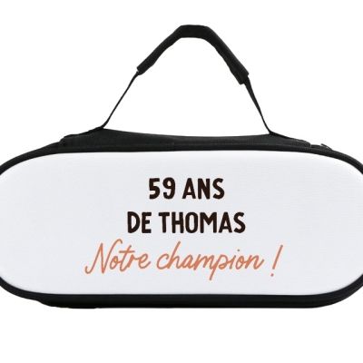 Sacoche de pétanque homme 59 ans