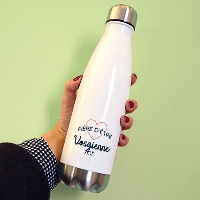 Gourde personnalisable - Fière d'être Vosgienne