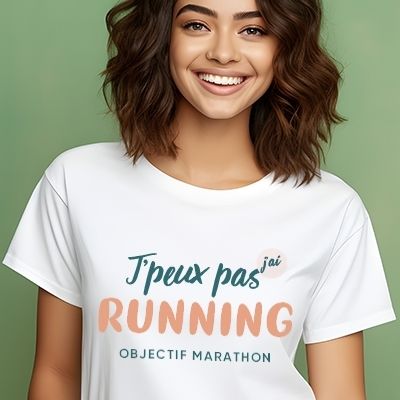 T shirt sales running personnalisé
