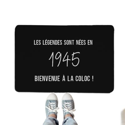paillasson message homme né en 1945