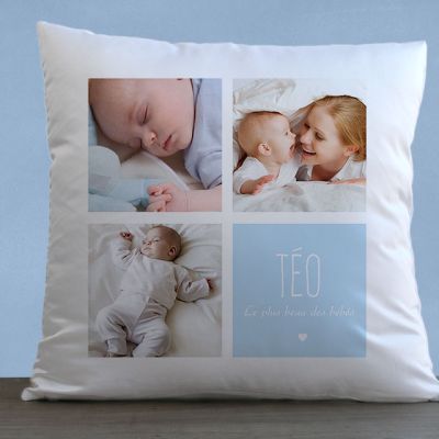 Coussin personnalisé - 3 Photos