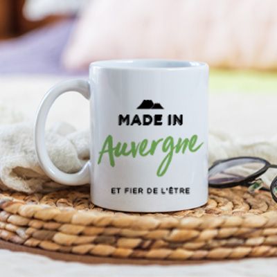 Mug personnalisé région - Made In Auvergne