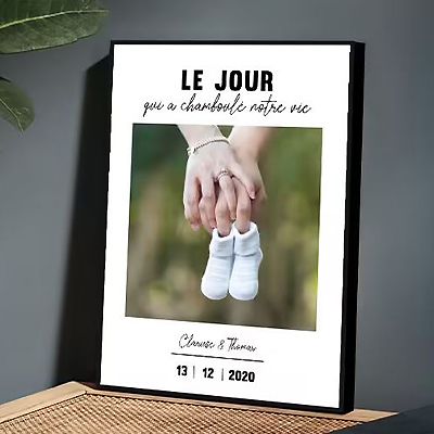 Poster photo personnalisé - Le Jour Où ...