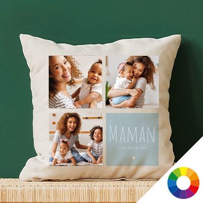 Coussin personnalisé - 3 Photos