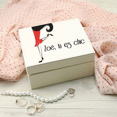 Boite à bijoux Rétro chic