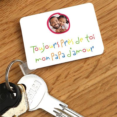 Porte-clé personnalisé - Mots d'enfants