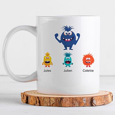 Mug personnalisé - Famille Monstres