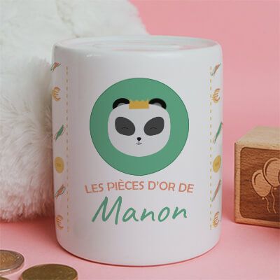 Tirelire Personnalisable - Petit Panda