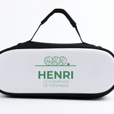 Sacoche de pétanque personnalisée pour un Henri