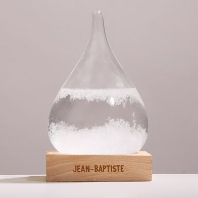 Baromètre Tempête Storm Glass - Prénom