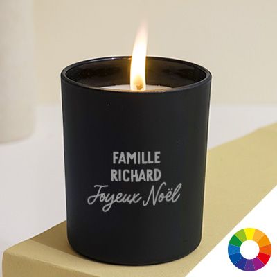 Bougie personnalisée - Message