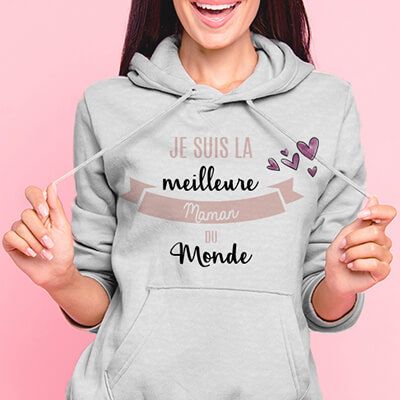 Sweat personnalisé femme - Meilleure du monde