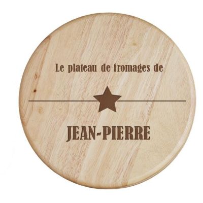 Set à fromage personnalisé pour un Jean-Pierre