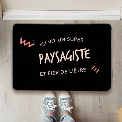 Paillasson personnalisé - Paysagiste