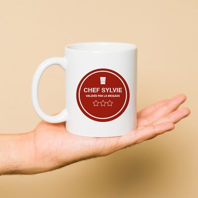 Mug personnalisé - Chef étoilé