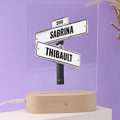 Lampe 3D personnalisée - Destination NYC