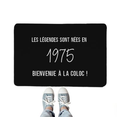 paillasson message homme né en 1975