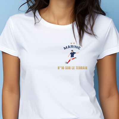 T-shirt femme personnalisé - Passion Football