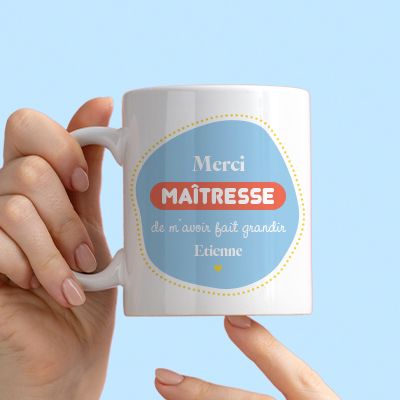 Mug personnalisé - L'Ecole est Finie