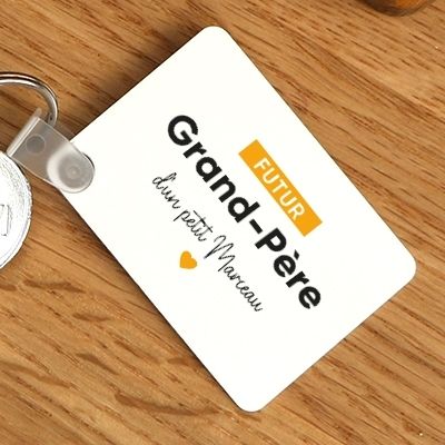 Porte-clés personnalisable - Futur grand-père