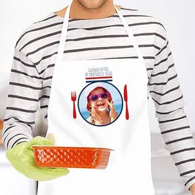 Tablier personnalisé photo - Meilleur Cuisinier