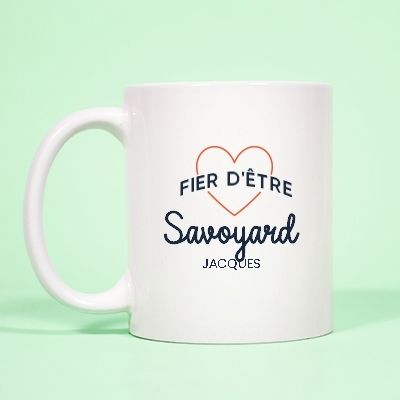 Mug personnalisé - Fier d'être Savoyard