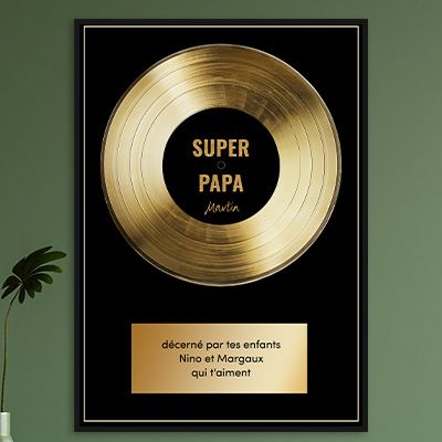 Disque d'or personnalisé - Prénom