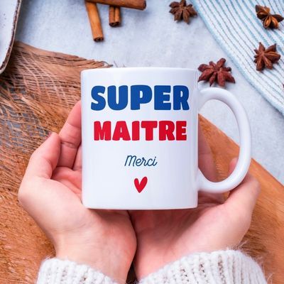 Mug personnalisé - Super Maître 