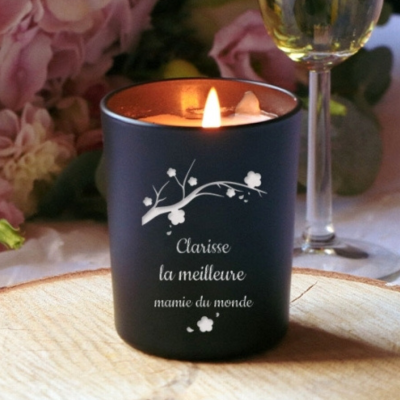 Bougie personnalisable parfumée - un Air de Printemps