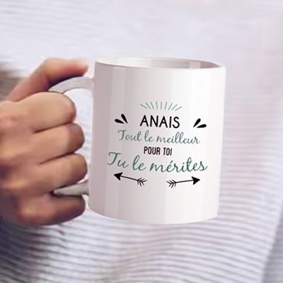Mug personnalisé - Message positif