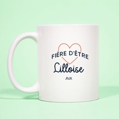 Mug personnalisé - Fière d'être Lilloise
