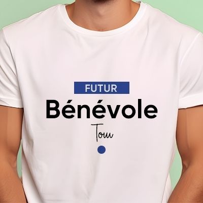 Tee shirt personnalisé homme - Futur bénévole