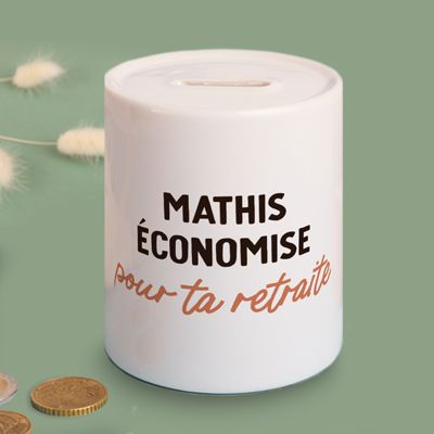 Tirelire personnalisée - Message