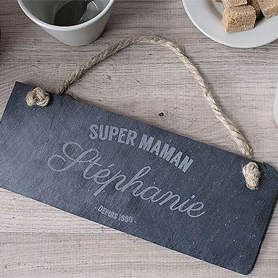 Plaque de porte personnalisée - Vintage Maman
