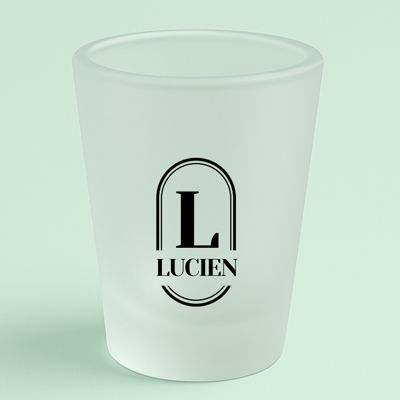 Verre à shooter personnalisable - Prénom