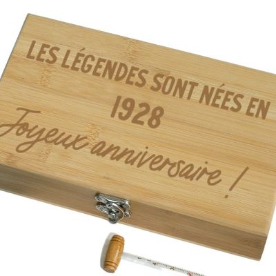 Coffret sommelier 5 accessoires message générique année 1928