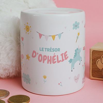 Tirelire personnalisable - Princesse