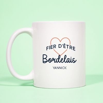 Mug personnalisé - Fier d'être Bordelais