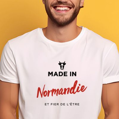 Tee shirt personnalisé homme - Made In Normandie