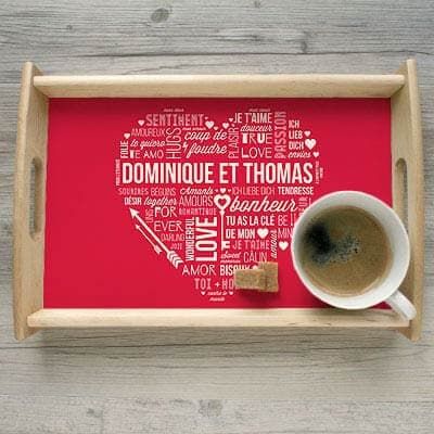 Plateau mots d'Amour