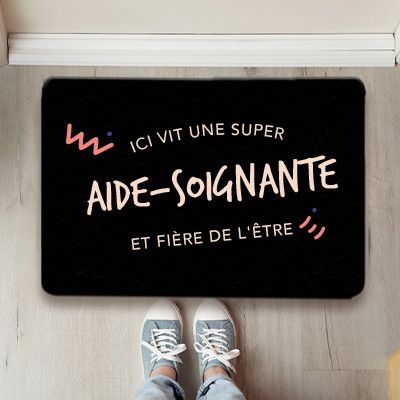 Paillasson personnalisé - Aide-soignante