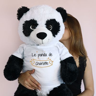 Panda Géant Personnalisable - Prénom