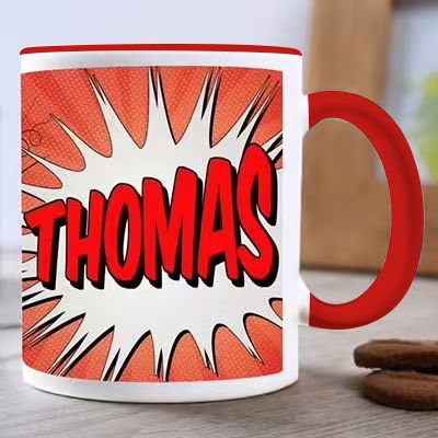 Mug personnalisé prénom - BD Comics